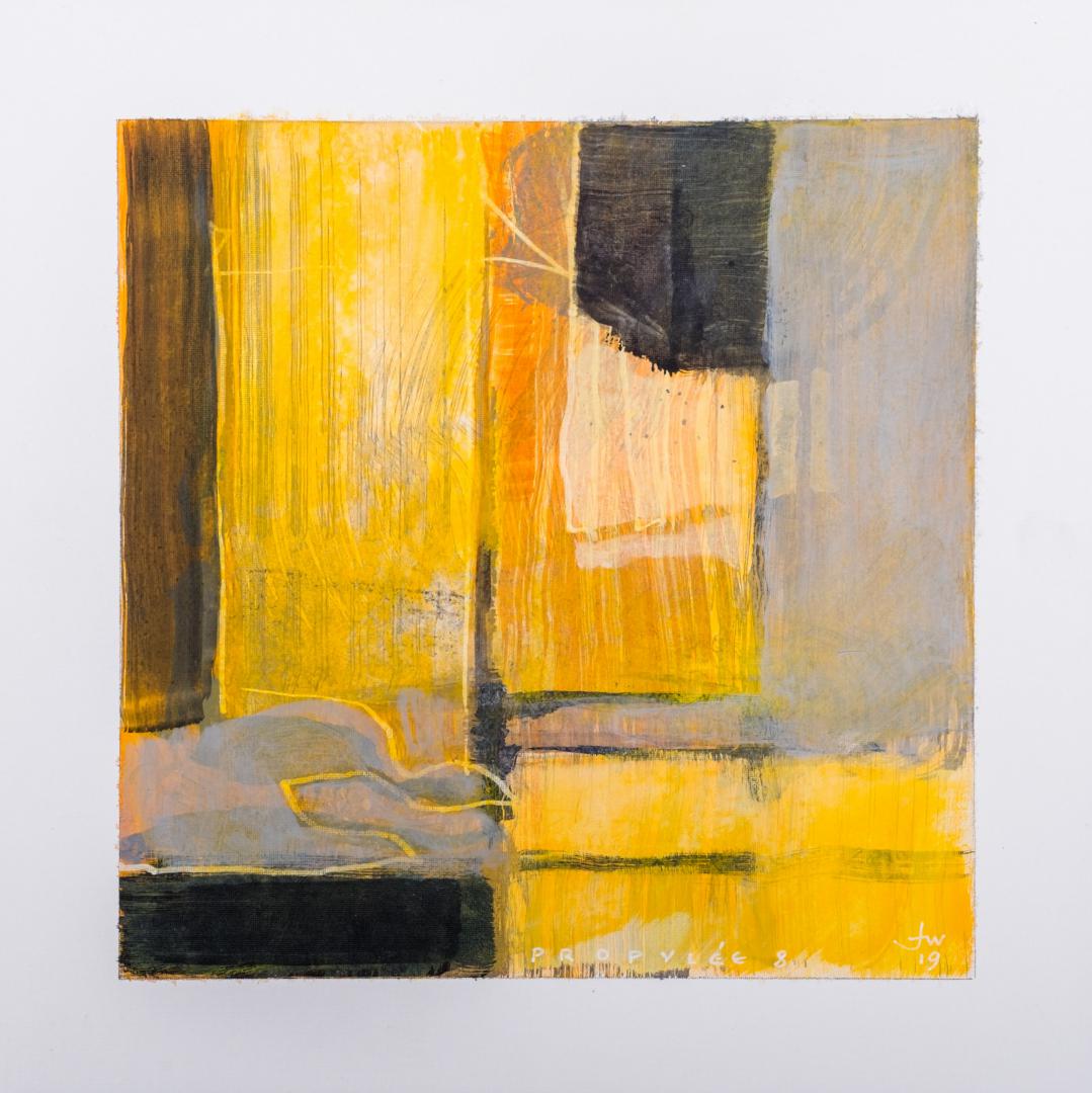 « Propylée » 8&#60;br&#62;acryl et toile&#60;br&#62;32 x 32 cm&#60;br&#62;Fr. 900.-