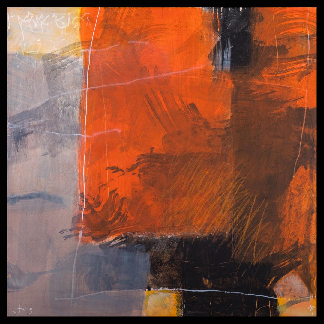 « Mémoire du présent » 11&#60;br&#62;acryl et graphite / toile&#60;br&#62;43 x 43 cm&#60;br&#62;Fr. 1'400.-