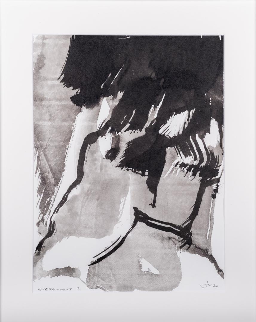 « Encre-vent » 3&#60;br&#62;encre de chine&#60;br&#62;40 x 30 cm&#60;br&#62;Fr. 700.-