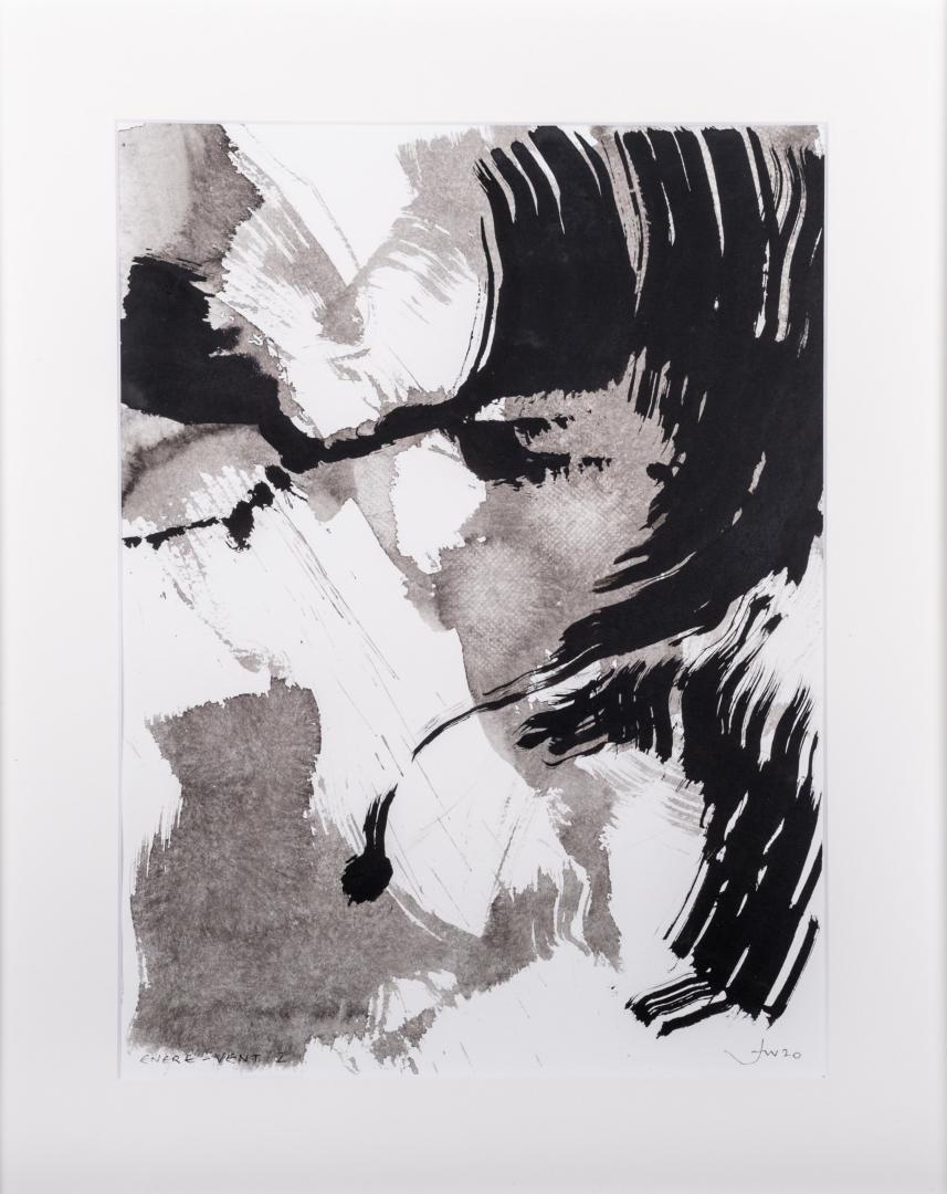 « Encre-vent » 1&#60;br&#62;encre de chine&#60;br&#62;40 x 30 cm&#60;br&#62;Fr. 700.-