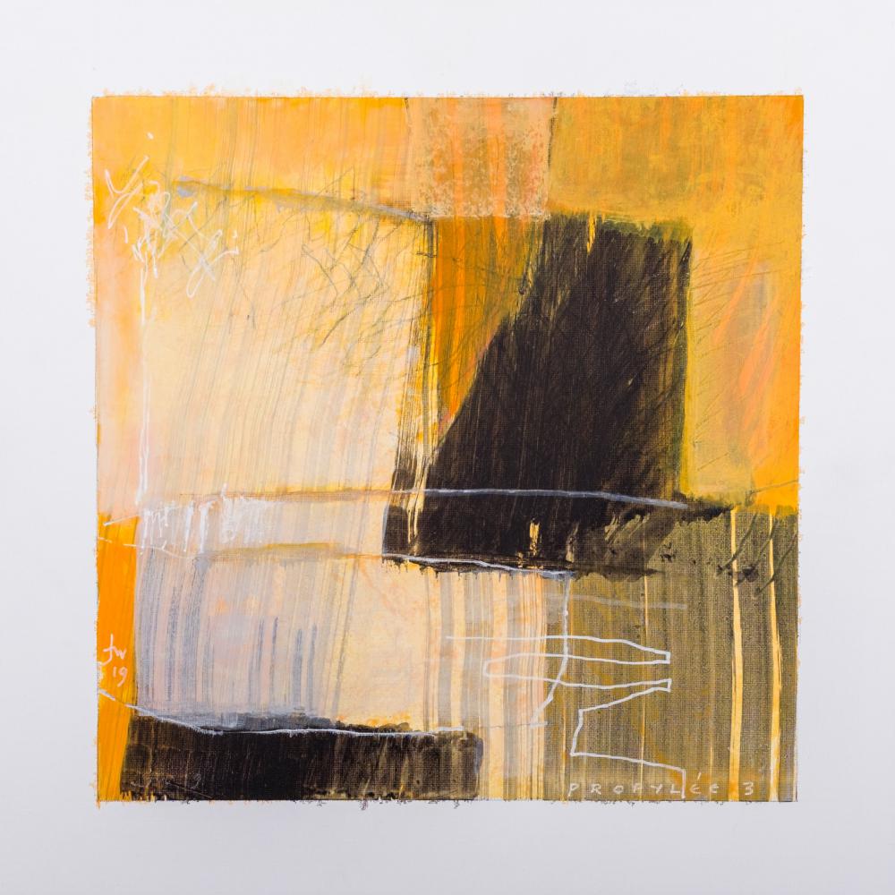 « Propylée » 3<br>acryl et toile<br>32 x 32 cm<br>Fr. 900.-