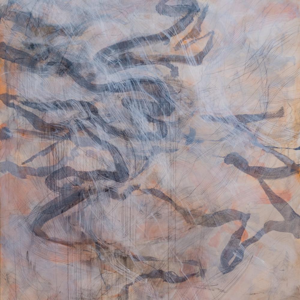 « Respir » 3<br>acryl et graphite / toile<br>200 x 150 cm<br>Fr. 6'000.-