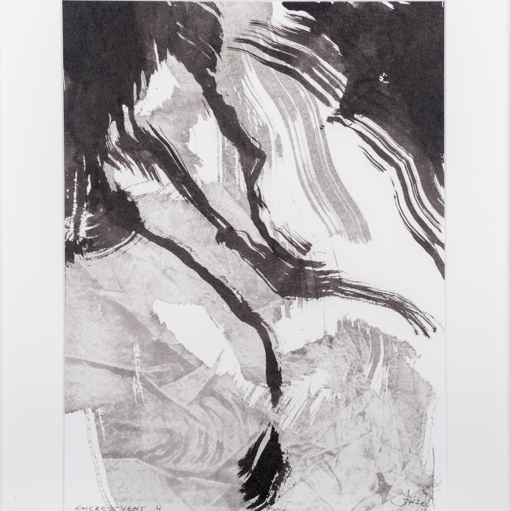 « Encre-vent » 4<br>encre de chine<br>40 x 30 cm<br>Fr. 700.-