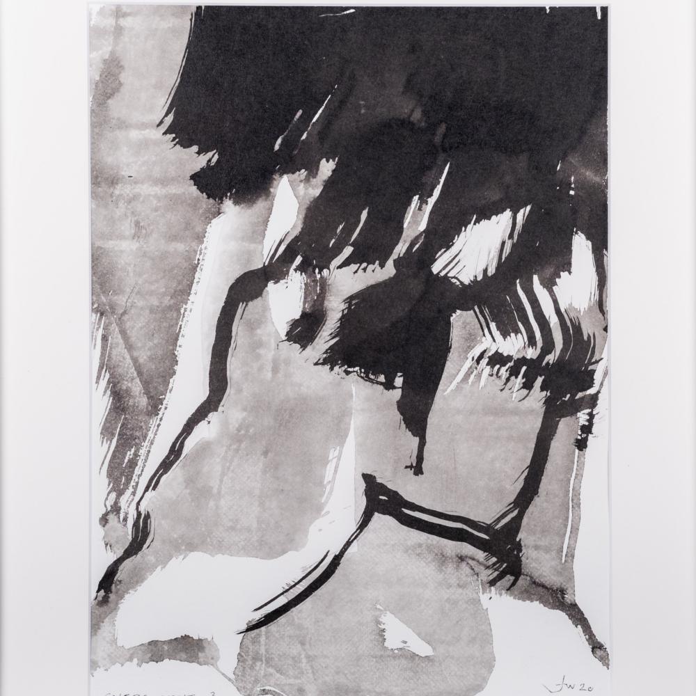 « Encre-vent » 3<br>encre de chine<br>40 x 30 cm<br>Fr. 700.-